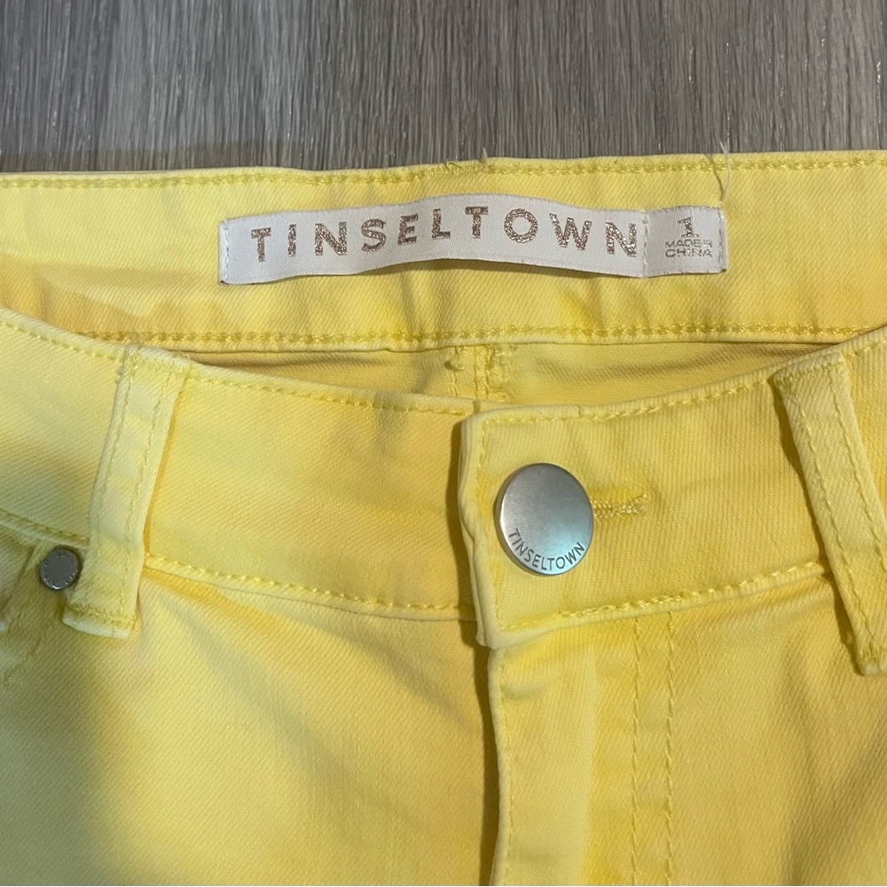 Tinseltown Yellow Skinny Jeans